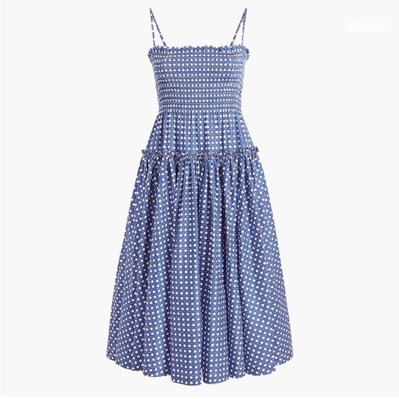 Hill House Dresses & Skirts - Hill House Seraphina Blue Basketweave Size Small